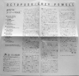 Powell, Cozy : Octopuss : JP Booklet